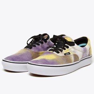 Vans Era Sneakers ComfyCush Low Top Blotched Purple Velvet Tie Dye Size 8 NEW